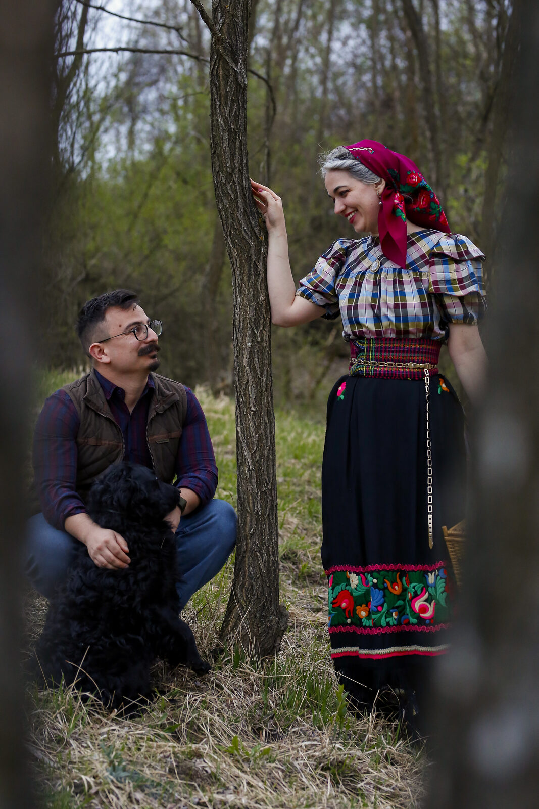 Anna and David at Remény Farm